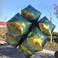 Large stainless steel balloon art sculpture for garden decoration